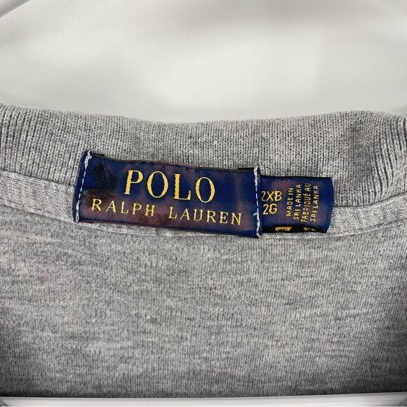 Polo by Ralph Lauren Men’s Short Sleeve Polo Shirt Gray size 2XB - Picture 2 of 3